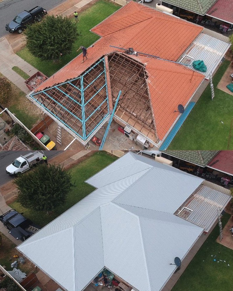 Tile To Iron Re-Roof — Roof Right Adelaide